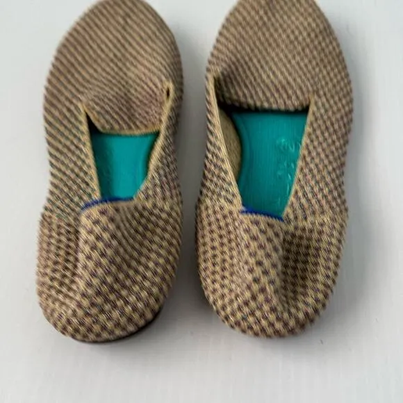 Rothy’s The Round Multi Metallic slip on loafer washable women’s shoes size 9