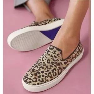 Rothy’s The Sneaker Desert Cat Leop Cheetah slip on shoes