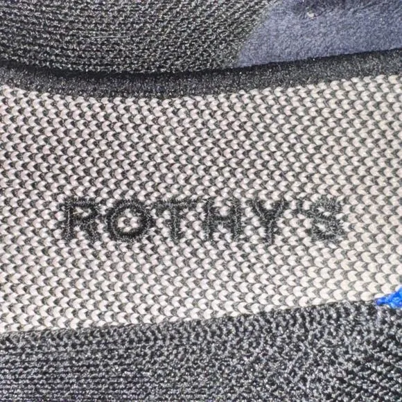 Rothy's The Square Ballet Flats Women's Size 8 Black Knit Slip On Shoes