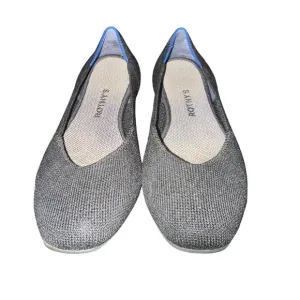 Rothy's The Square Ballet Flats Women's Size 8 Black Knit Slip On Shoes