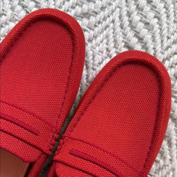 Rothy's womens Red Loafers