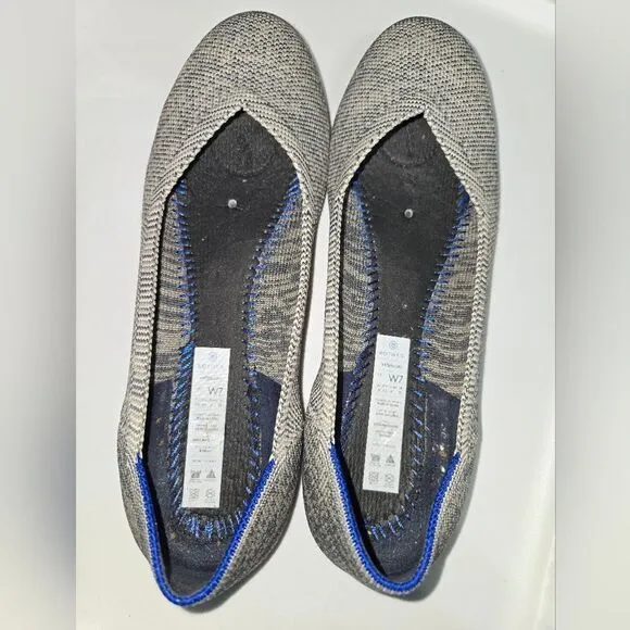 Rothy's Loafers,Women's, sz 7,Gray.