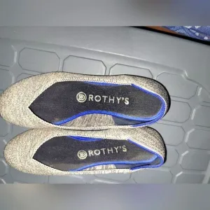 Rothy's Loafers,Women's, sz 7,Gray.