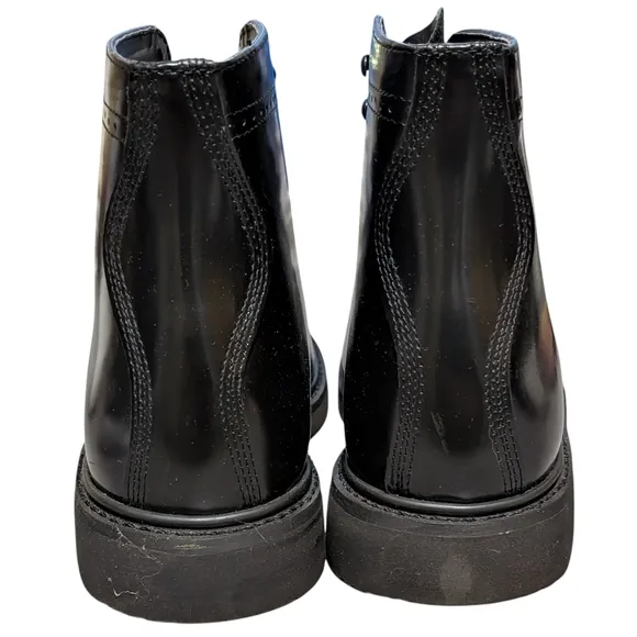 Rubicon leather lace up ankle boot men's 13E casual dress everyday combat moto