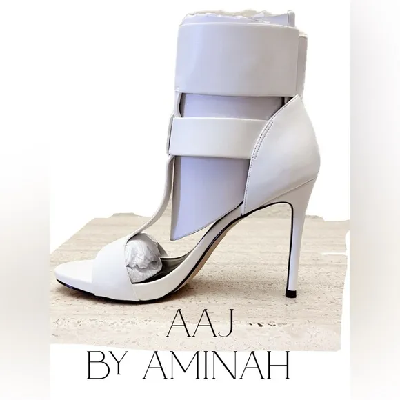 S12 Aaj-Aminah Womens Zahara Faux Leather Double Buckle T-Strap Sandal Size 6.5M