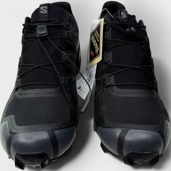 Salomon Men's Speedcross GTX Trail Running Shoes Black Size 10 NWT No Box