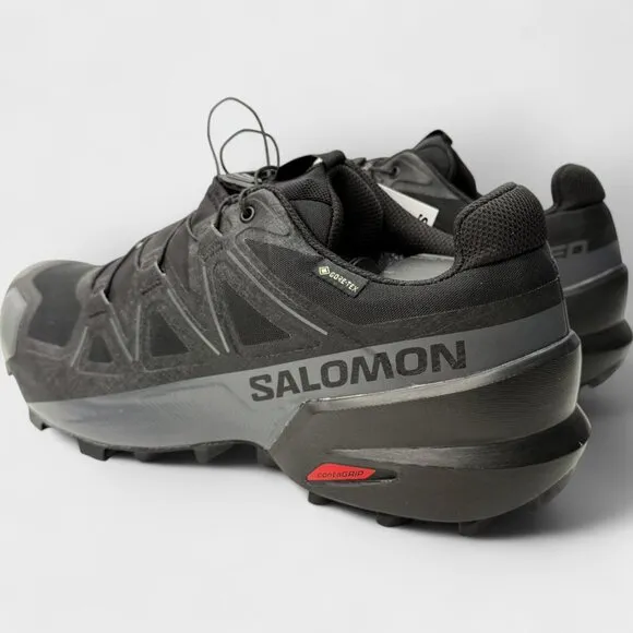 Salomon Men's Speedcross GTX Trail Running Shoes Black Size 10 NWT No Box