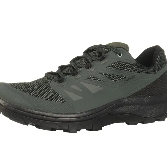 Salomon Outline GTX men hiking shoes olive green sz 8
