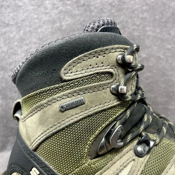 Salomon Quest 4D 2 GTX Gore-Tex Ortholite Green Hiking Boots 643001 Men's Size 8