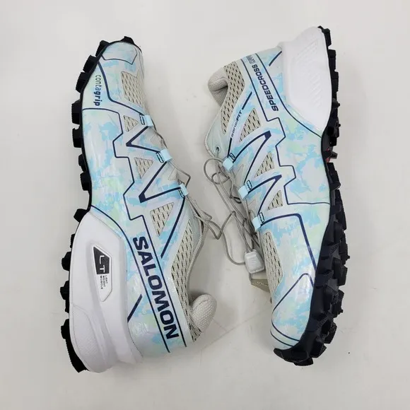 Salomon Shoes Mens 8 Running Hiking Sneakers Speedcross Offroad Contagrip Adult
