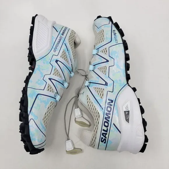 Salomon Shoes Mens 8 Running Hiking Sneakers Speedcross Offroad Contagrip Adult