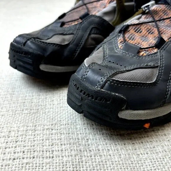 Salomon Techamphibian Multi Trail Running Hiking Shoes - Orange/Black Size US 11