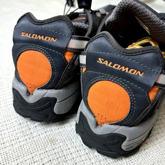 Salomon Techamphibian Multi Trail Running Hiking Shoes - Orange/Black Size US 11