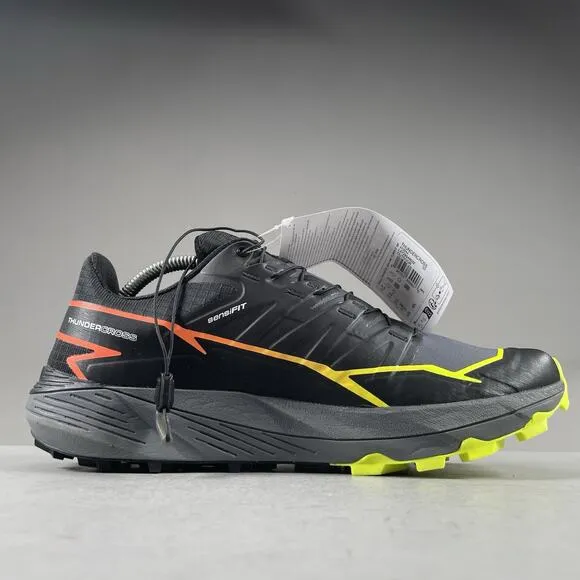 Salomon Thundercross Men’s 10 Black Hiking Shoes Trail Running Sneakers 472954