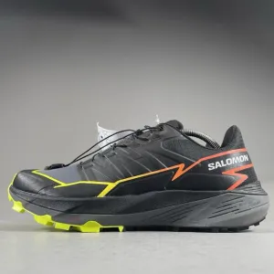 Salomon Thundercross Men’s 10 Black Hiking Shoes Trail Running Sneakers 472954