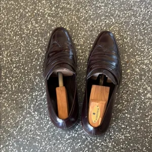 Salvatore Ferragamo Brown Leather Slip-On Loafers