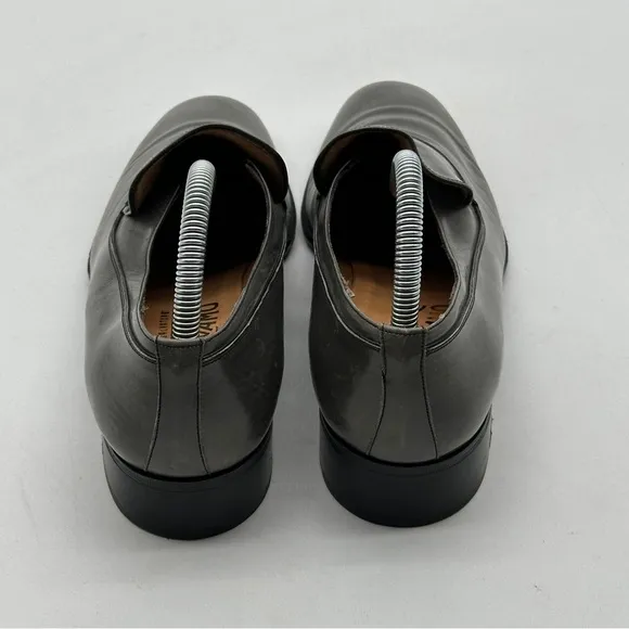 Salvatore Ferragamo Mens Gray Shoes Loafers size 7