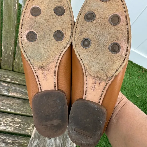 Salvatore Ferragamo Women’s Shoes Loafer Slip Ons Size 6 T Tan