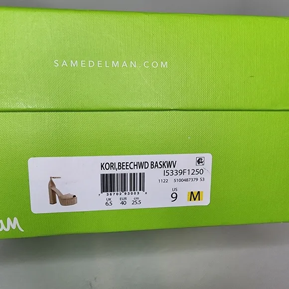 Sam Edelman Kori Snip Toe Platform Sandals Size 9