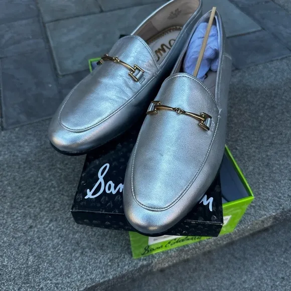 Sam Edelman Loraine Women’s Silver Bit Loafers 8.5