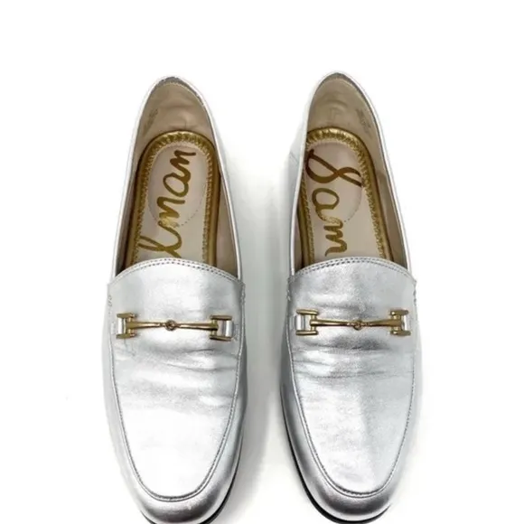 Sam Edelman Loraine Women’s Silver Bit Loafers 8.5