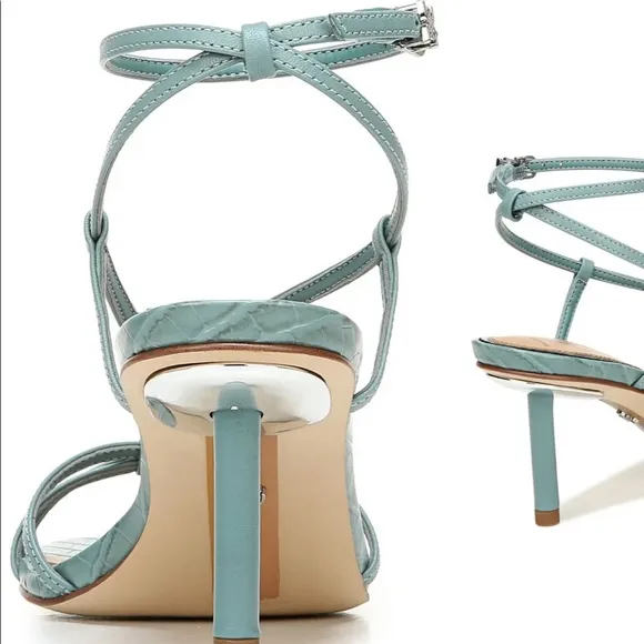 Sam Edelman Pippa Ankle Strap Leather Dress Sandal