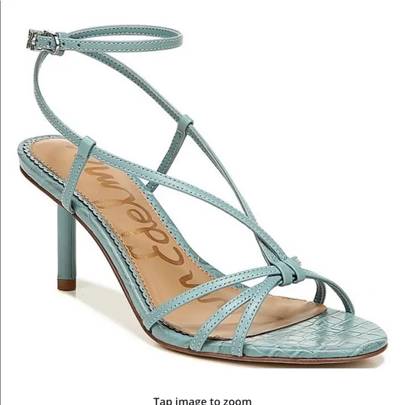 Sam Edelman Pippa Ankle Strap Leather Dress Sandal