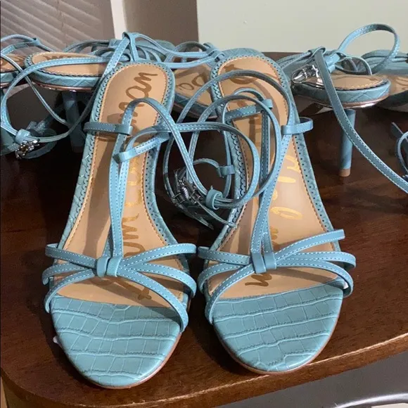 Sam Edelman Pippa Ankle Strap Leather Dress Sandal