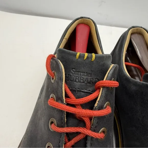 Samuel Hubbard Mens 9 Hubbard Fresh Hiking Shoes Leather Vibram Black Cowhide