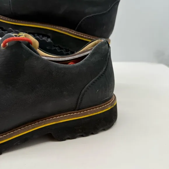 Samuel Hubbard Mens 9 Hubbard Fresh Hiking Shoes Leather Vibram Black Cowhide
