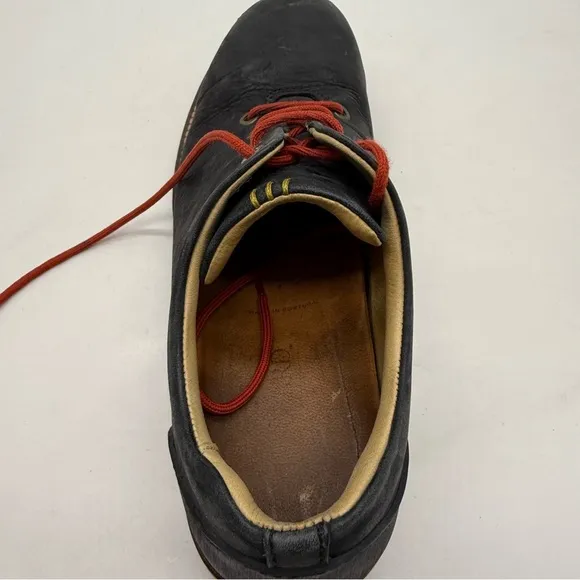 Samuel Hubbard Mens 9 Hubbard Fresh Hiking Shoes Leather Vibram Black Cowhide