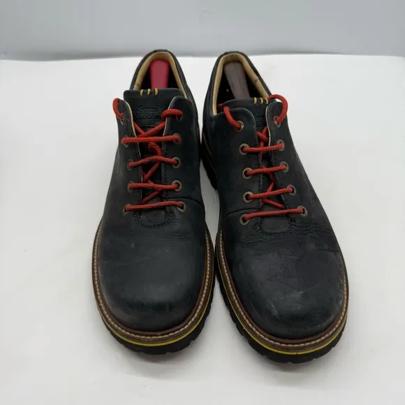 Samuel Hubbard Mens 9 Hubbard Fresh Hiking Shoes Leather Vibram Black Cowhide