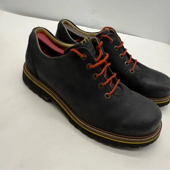 Samuel Hubbard Mens 9 Hubbard Fresh Hiking Shoes Leather Vibram Black Cowhide