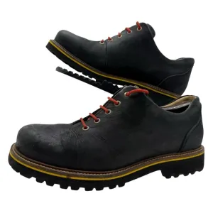 Samuel Hubbard Mens 9 Hubbard Fresh Hiking Shoes Leather Vibram Black Cowhide