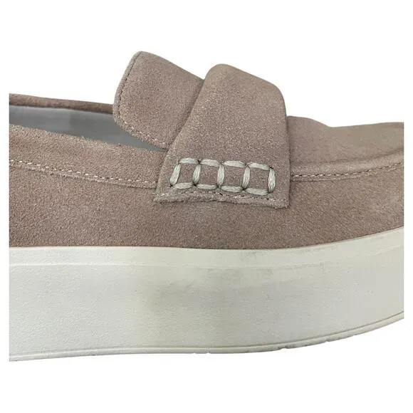 Sanctuary Peacemaker Suede Platform Loafers Shoes Cafe Women's 6.5