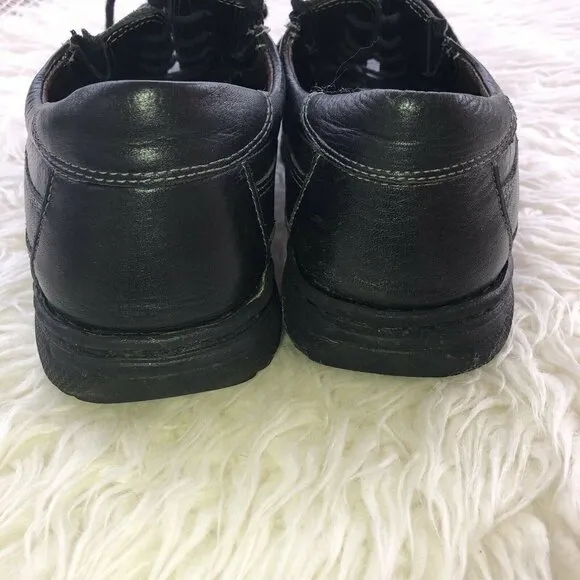 SANDRO MOSCOLONI Tour Mens Black Leather Oxford Comfort Shoes Brazil Sz …