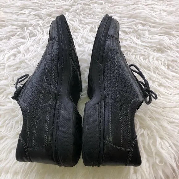 SANDRO MOSCOLONI Tour Mens Black Leather Oxford Comfort Shoes Brazil Sz …