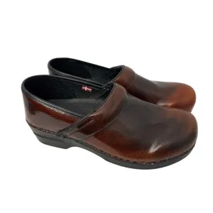Sanita Clogs Women’s Size 10 Professional Cabrio Leather‎ Shoes Brown 41 Comfort