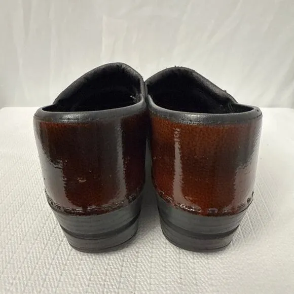 Sanita Clogs Women’s Size 10 Professional Cabrio Leather‎ Shoes Brown 41 Comfort