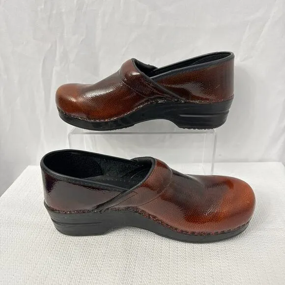 Sanita Clogs Women’s Size 10 Professional Cabrio Leather‎ Shoes Brown 41 Comfort