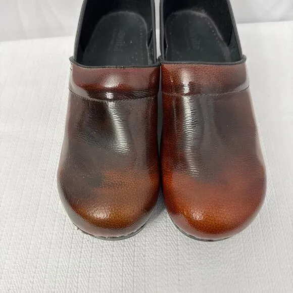 Sanita Clogs Women’s Size 10 Professional Cabrio Leather‎ Shoes Brown 41 Comfort