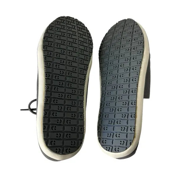 SANUK Men Size 10 Cassius Charcoal Lace Up Casual Street Shoes Sneakers SMF10451
