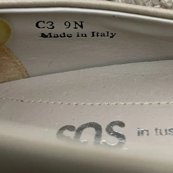 SAS Womens Worn Once Milano Pump Heel Comfort Shoes Sz 9N Crema