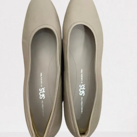 SAS Womens Worn Once Milano Pump Heel Comfort Shoes Sz 9N Crema