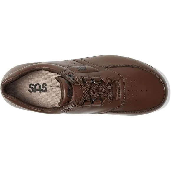SAS Time Out 0092-068 Men's US 12 Antique Walnut Leather Comfort Shoes ZPO265