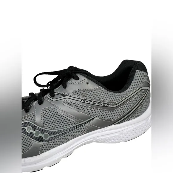 Saucony Cohesion 11 S20420-7 Mens Size 12.5 Gray Silver Running Shoes Sneakers