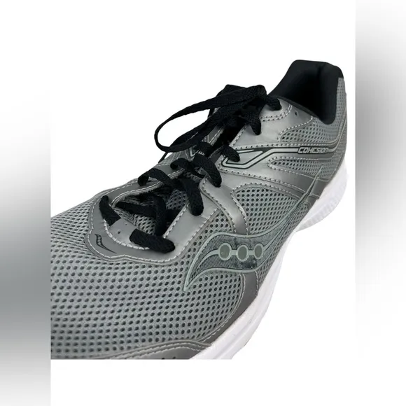 Saucony Cohesion 11 S20420-7 Mens Size 12.5 Gray Silver Running Shoes Sneakers