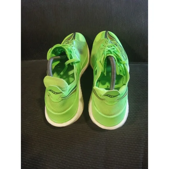 Saucony Endorphin Elite Carbon Plate Mens Size 11 Slime Green S20768 Used