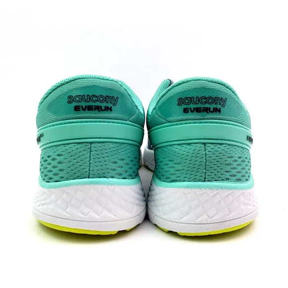 Saucony Freedom ISO Girls Size 6Y Womens Sz 7 Gray Green Running Sneaker Shoes