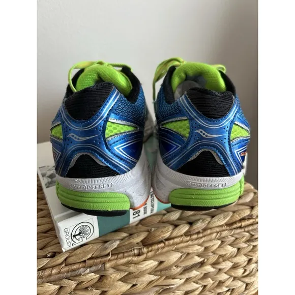 Saucony Guide 7 men's size 11 'BLACK / CITRON / RED' running shoes